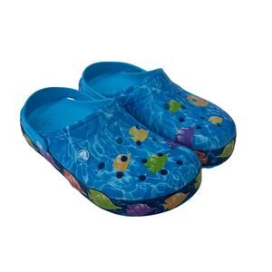 Crocs Tropical Fish Flash Light Clogs RARE Women's 10 /Men's 8 Working Lights!